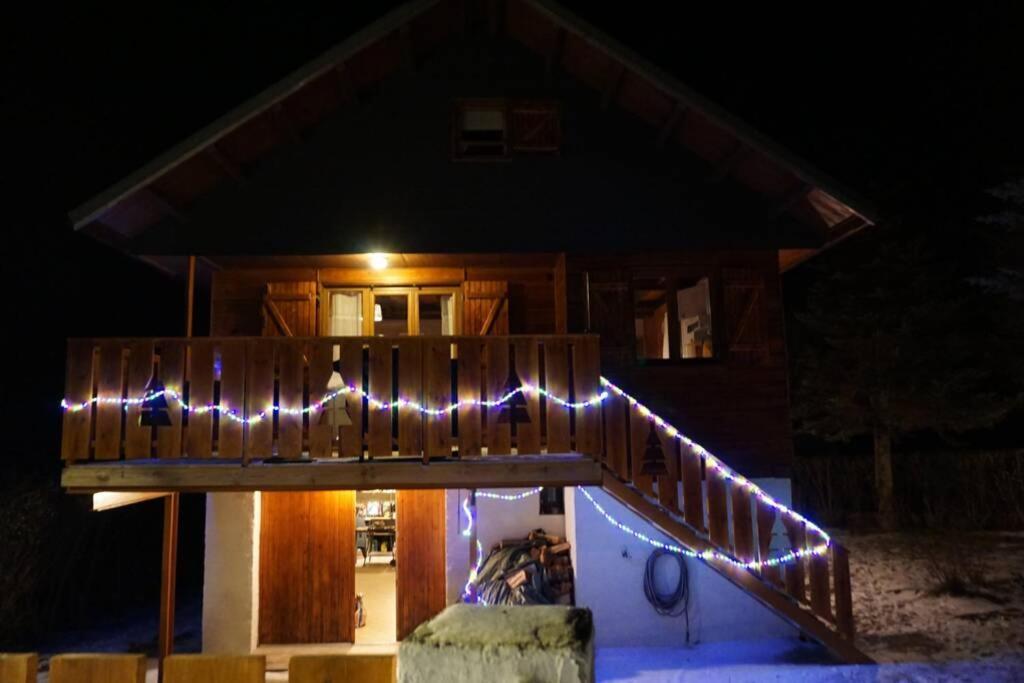 Вилла Le Nordik Chalet 3Etoiles Sauna Privatif Jardin Сен-Пьер-Дель-Форса Экстерьер фото
