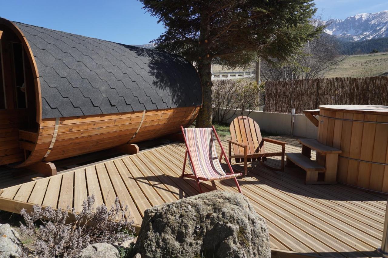 Вилла Le Nordik Chalet 3Etoiles Sauna Privatif Jardin Сен-Пьер-Дель-Форса Экстерьер фото